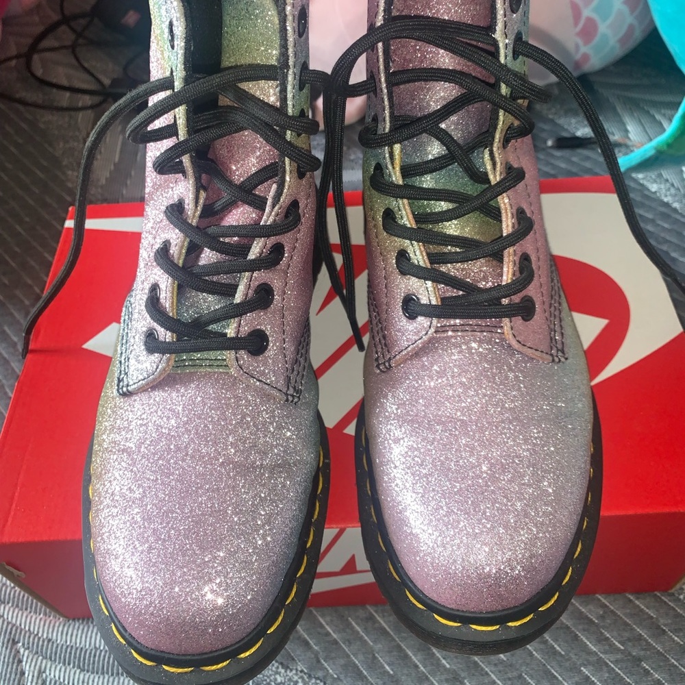 Fairly new Doc Martens Pasqual Glitter Boots